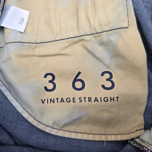 Lee Relaxed Fit Jeans Mens 42x32 Blue Straight Leg Cotton Dark NWT - Picture 5 of 9